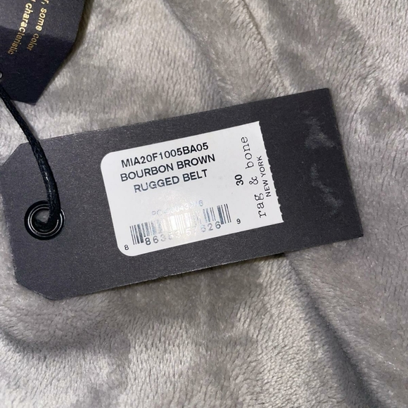 Rag & Bone Bourbon brown Rugged Belt - Picture 5 of 5